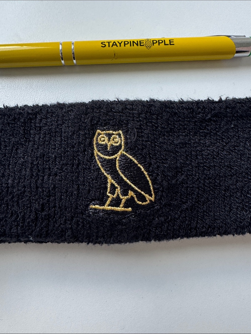*Special Edition* NBA Toronto Raptors Drake’s OVO Owl Headband – Black/Gold
